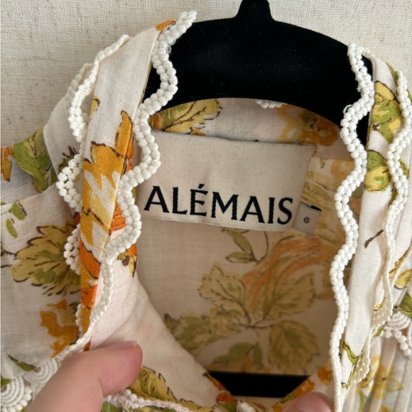 Alemais Songbird mini dress size 6 AUS - Picture 7 of 13